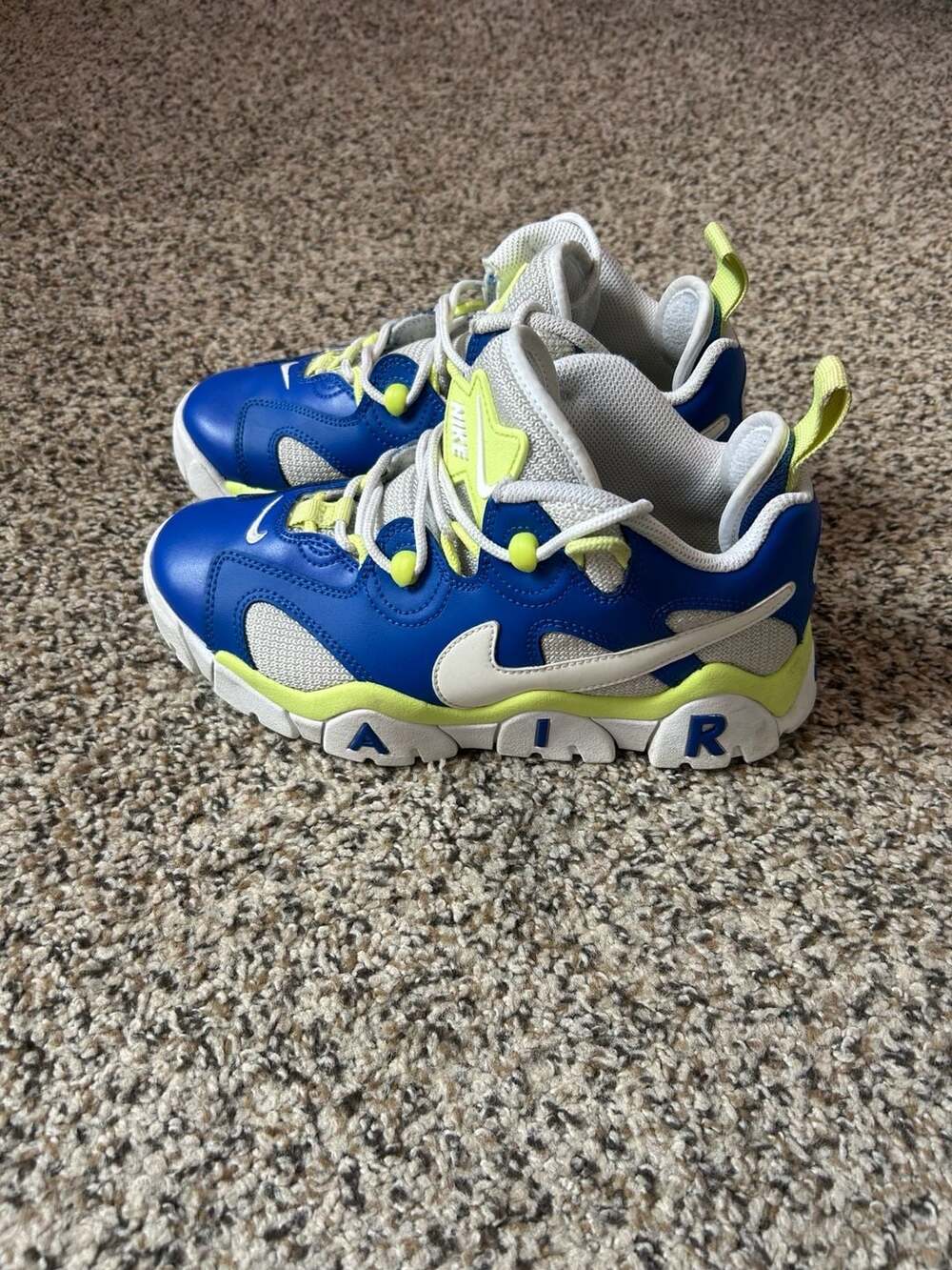 Nike Air Barrage Low GS Sprite Athletic Sneakers FN6972-480 Size 5Y